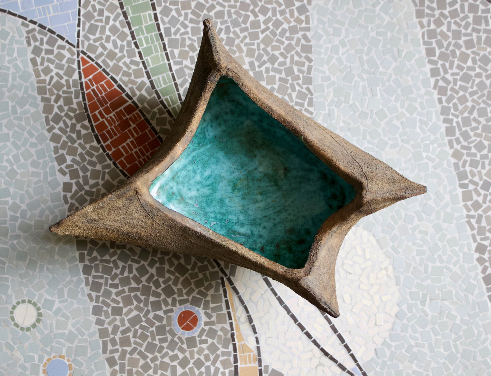 Set of Two Studio Ceramic Sculptures or Vessels by Clive Brooker